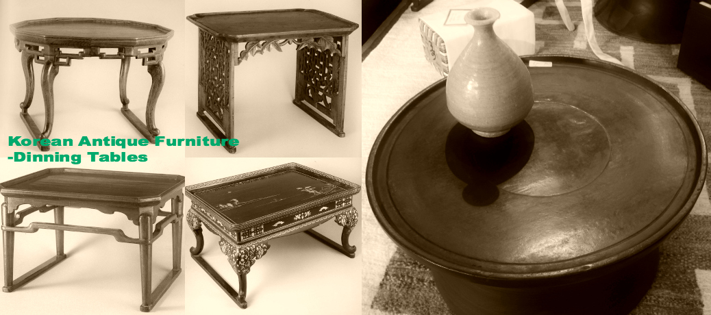 李朝アンティーク家具　テーブルの種類